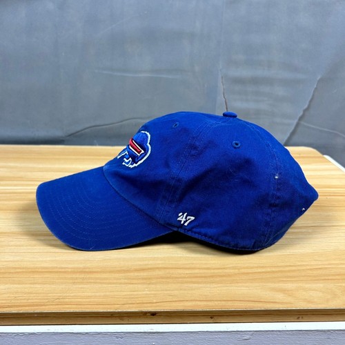 '47 Buffalo Bills Hat Cap Men's One Size Blue Football Adjustable Strapback - Picture 3 of 8