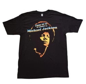 MICHAEL JACKSON   THIS IS IT   Tシャツ(未開封) Michael Jackson This Is It Tour T Shirt Graphic Rare Black