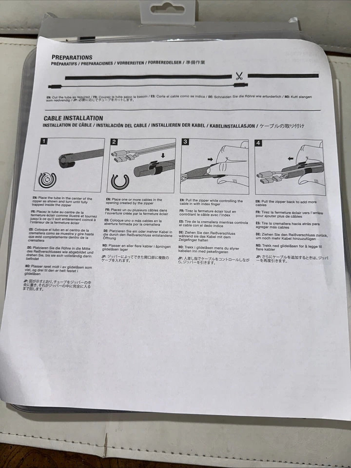 Lot Of 2 Bluelounge Soba-BLUSB-BL Black Cable Tablet Sleeve Blue Lounge - Image 2 of 4