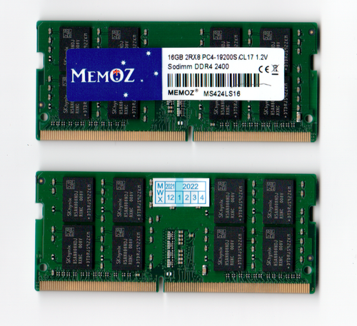 Memoz 32GB 2x16GB DDR4 2400 Sodimm Laptop PC4 19200 Notebook 260 Pins RAM Memory - Picture 2 of 5