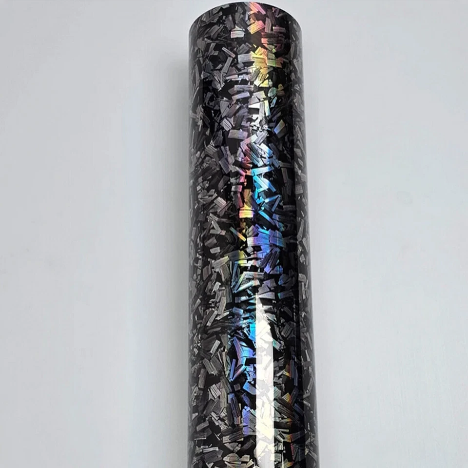 152c*20cm Vinyl Wrap Glossy Sticker Forged Car Body Films Carbon Fiber Wrapping - Image 3 of 4