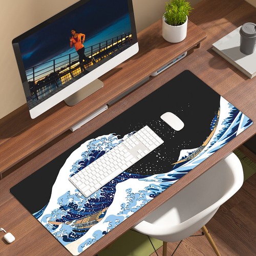 Tapis de Souris Gaming Grand Clavier Tapis Ordinateur Portable Bureau Tapis Antidérapant Base en Caoutchouc - Photo 9/15