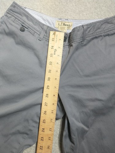 LL Bean Favorite Fit Pants Size 8 Womens Gray Hiking - Picture 4 of 8