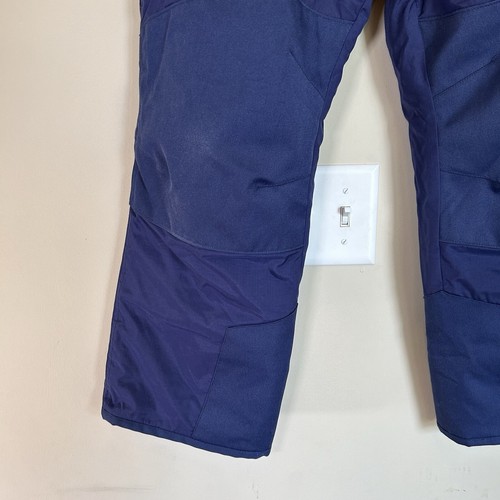COLUMBIA Sz 10/12 Youth Navy Tectonite Insulated Ski Snowboard Snow Pants UNISEX - Picture 2 of 10