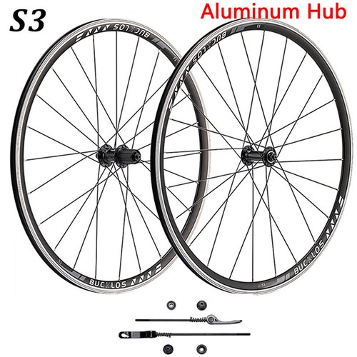 BUCKLOS Road Bike Wheelset 700C Clincher Front/Rear Wheels Rim fi Shimano 7-11S - Picture 15 of 17