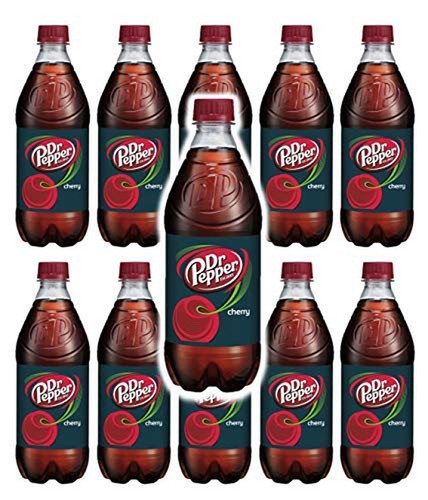 Doctor Pfeffer Kirsche 20 Unzen Sodaflaschen (12er Pack, insgesamt 240 flüssige Unzen)