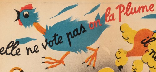 Affiche Originale - Foro - Votez PRL - Politique - France - République - 1947 - Photo 3/5