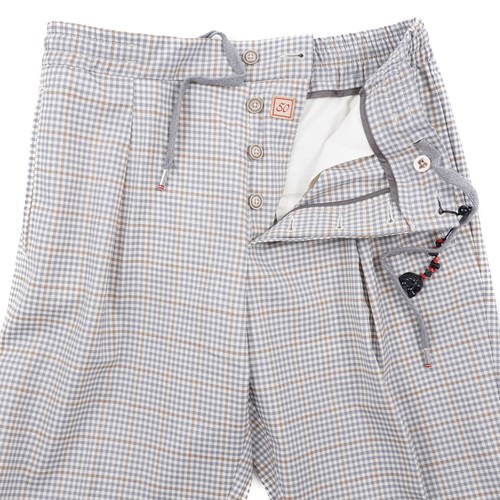 Marco Pescarolo Tapered-Fit Lightweight Wool-Mohair-Silk Jogger Pants 34 (Eu 50) - Picture 2 of 8