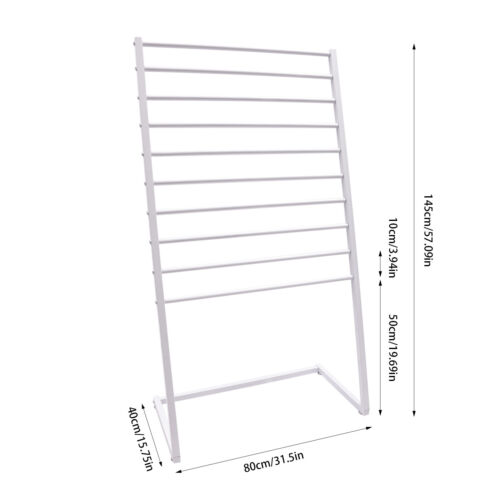 Espositore Sciarpa 10 Livelli,Porta Sciarpa in Metallo Organizzatore Porta Sciarpa Autoportante - Foto 5 di 52