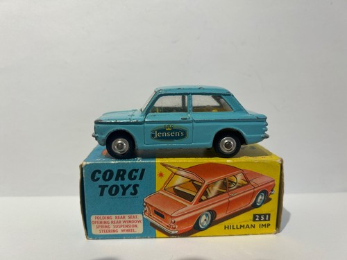 Corgi Toys 251 Hillman Imp "JENSONS" Extremely Rare, Original. Vintage.