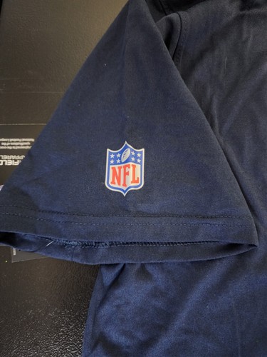Nike Dri-Fit New England Patriots Mens Size XL OnField Standard Fit Navy T-Shirt - Picture 8 of 17