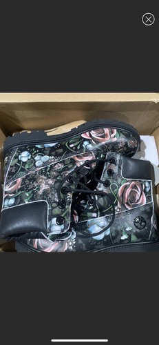 TIMBERLAND WOMENS 6" HERITAGE WATERPROOF BOOTS SIZE 9.5 $170 - Picture 9 of 9