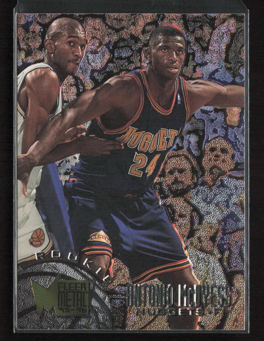 1995-96 Metal #143 Antonio McDyess Denver Nuggets Rookie