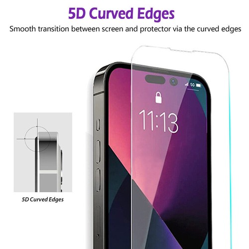 Crystal Clear Case Cover+Tempered Glass Screen Protector For iPhone 14/Pro/Max - Picture 16 of 18