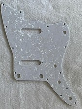 New For US Jazzmaster Strat Pickup Guitar Pickguard,4 Ply White Pearl