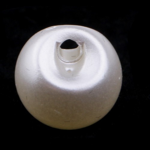 50Pcs White Pearl Buttons 10mm for Clothes Shoes Decorative Buttons - Picture 2 of 9