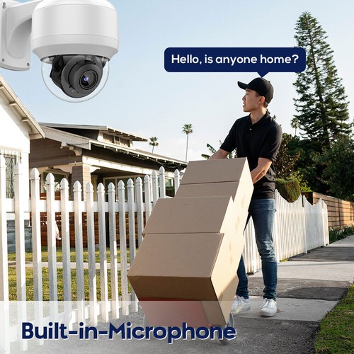 Hikvision Compatible 5MP/8MP 4X Zoom PTZ IP Camera Mic POE IR30m Factory Direct - Picture 13 of 27