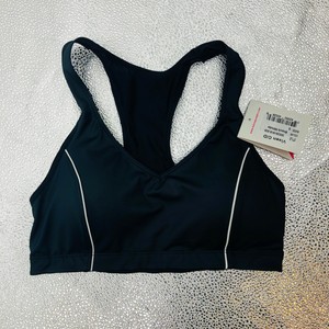 Nwt S Brooks Moving Comfort Vixen C D Black White Sports Bra High