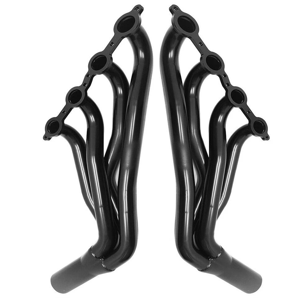 Long Tube Headers For 99-06 Chevy GMC Sierra Silverado 4.8/5.3/6.0L W/ Y Pipe - Image 2 of 4