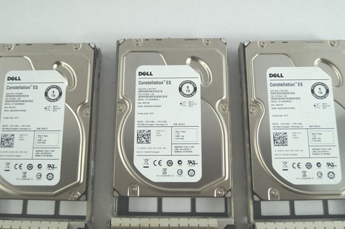 LOT (3) DELL Constellation ST 1000NM0001 SAS 1 TB 6 GBPS RPM 7.2K w Caddy E1311 - Picture 3 of 6