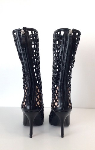 Rare ZARA DIE-CUT Leather Boots - Picture 13 of 14
