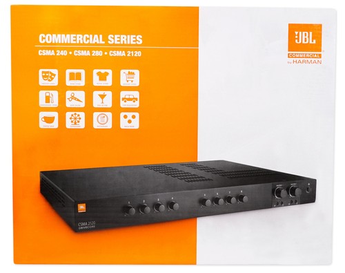 JBL CSMA240 Commercial/Restaurant 2 x 40w Amplifier+(8) 4" In-Ceiling Speakers - Bild 7 von 11