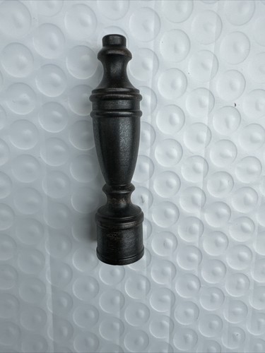 VTG ANTIQUE FINISH 2 1/2' TALL LAMP FINIAL WITH 1/8-27 IPS THREAD 3/8 DIAMETER - Picture 9 of 24