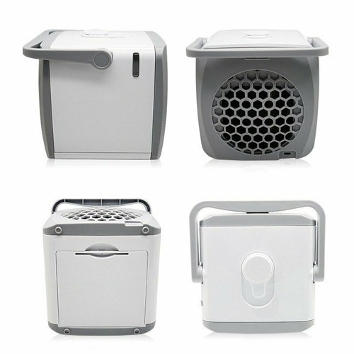 Portable Mini Air Conditioner Desktop Fan Space Cooler USB For Car Bedroom New - Picture 5 of 10