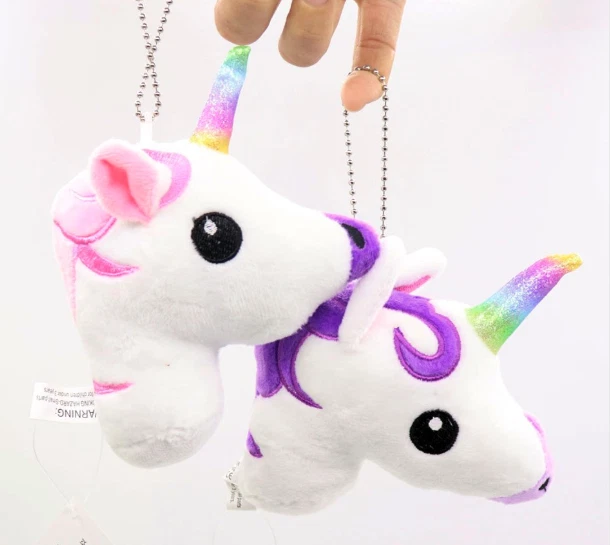 Porte clé sac Licorne peluche pas cher neuf cadeaux idée cadeau bébé enfant