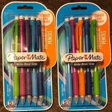 10 Count Paper Mate Write Bros Grip Mechanical Pencils #2 0.7 mm Lead
