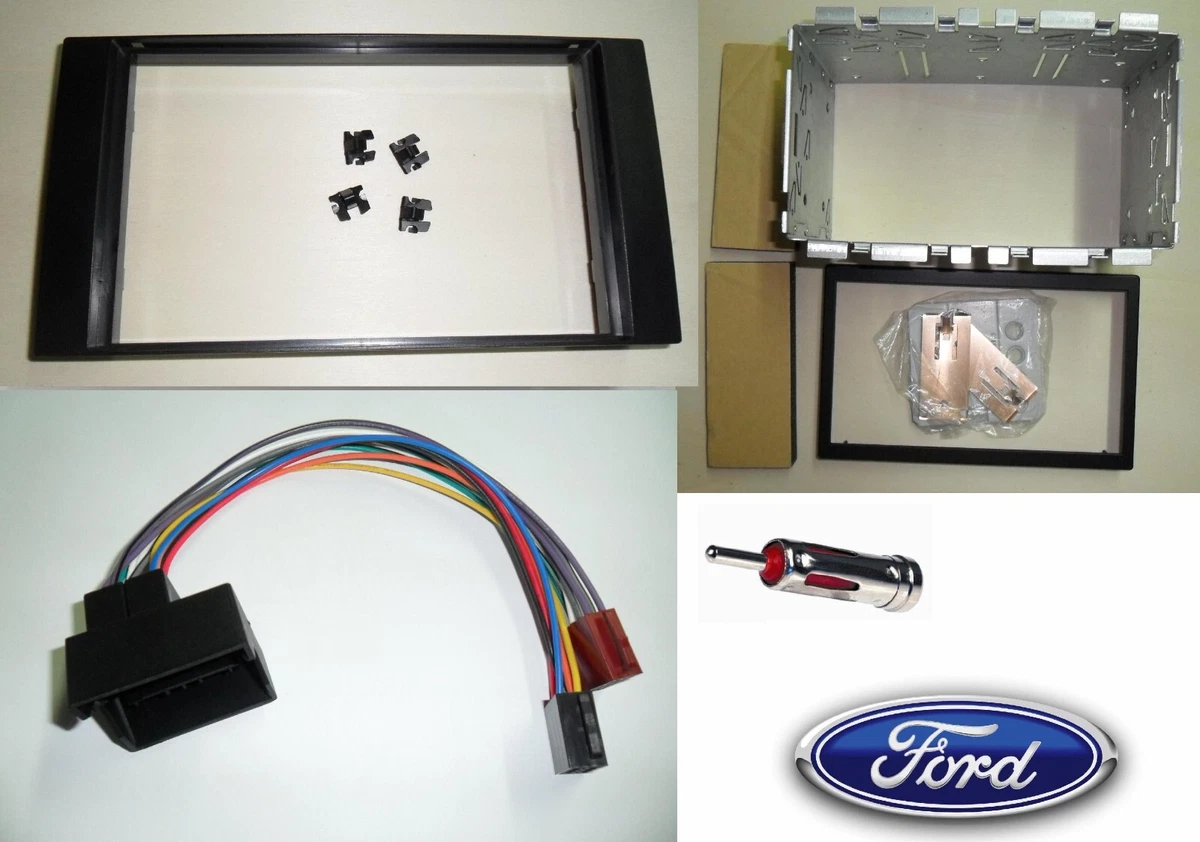 Mascherina telaio autoradio Adattatore stereo iso 1 din Nero per opel Agila Astra Corsa Meriva