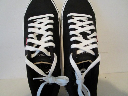 Levi's Mens Vince Synthetic Leather Casual Lace Up Sneaker Shoe Black Size 8.5 - Bild 4 von 5