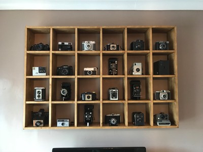 Pigeon Hole Shelf Wooden Pigeon Hole Unit Camera Storage Wall