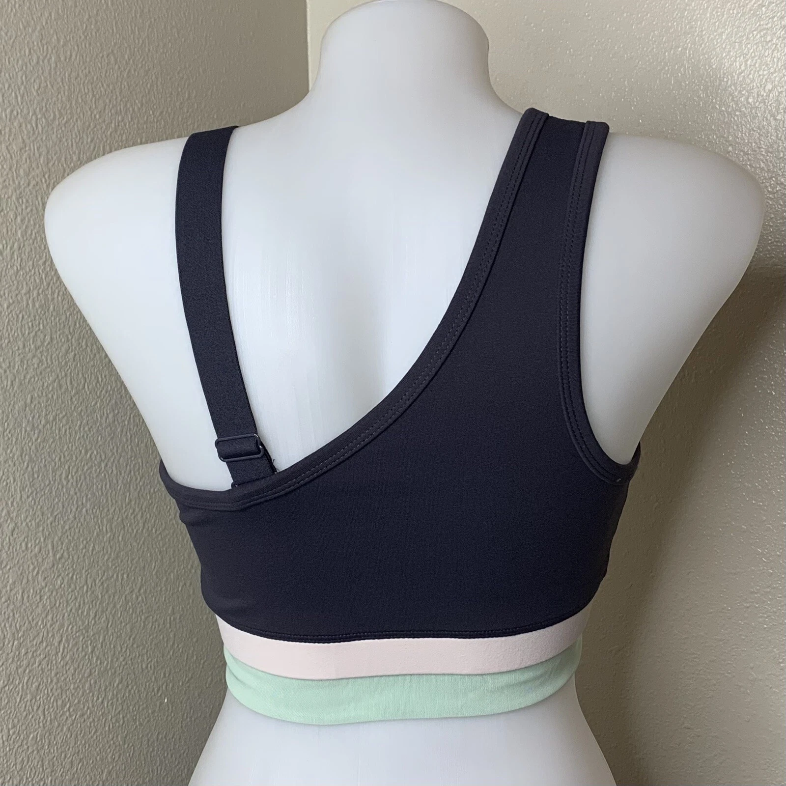fabletics strappy one shoulder tank-bra