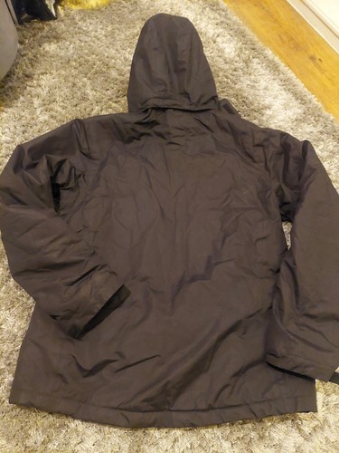 CAMPRI Teens Hooded Ski Jacket / Waterproof Windproof Coat. Black-Pink. Size 14 - Picture 6 of 6