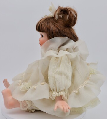 Kingstate The Dollcrafter Porcelain Doll in Ivory Dress