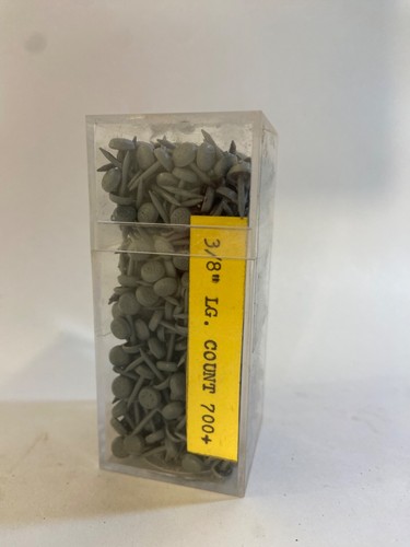 600 Vintage Upholstery Nails Gray Tacks 3/8" Furniture Push Pins Nails - Picture 3 of 6