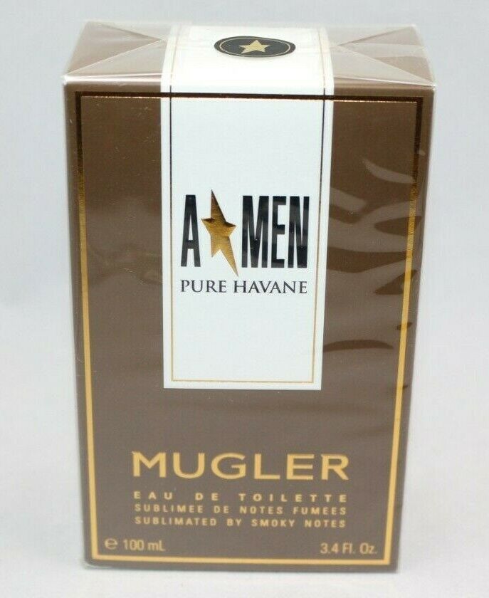 Pure Havane Thierry Mugler A*Men EDT Spray 100ml / 3.4oz New & Sealed!