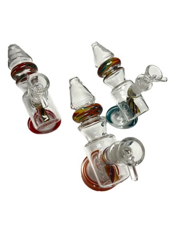 Rocket Launcher Water Pipe Bong with 14mm Male Bowl 6.5 Inches - Picture 5 of 5