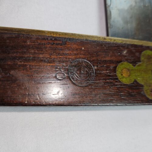 Stanley Vintage No. 20 Brass And Exotic Wood 5” Try Square MADE IN USA - Picture 7 of 8