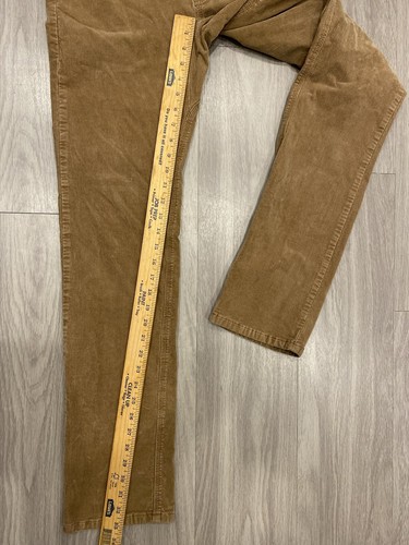 Mountain Khakis Corduroy Pants Mens 33x34 Slim Tailored Fit Cord Brown - Picture 4 of 9