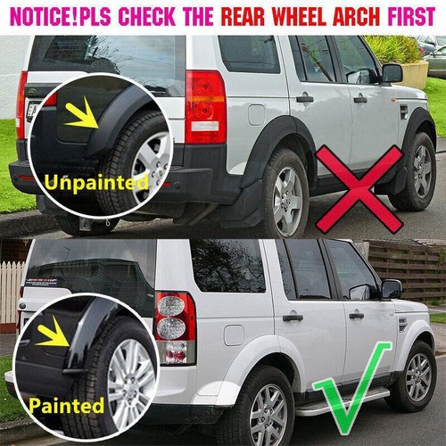 4Pcs Splash Guards Mud Flaps For Dodge For Land Rover LR4 Discovery 4 2009-2018 - Picture 2 of 5