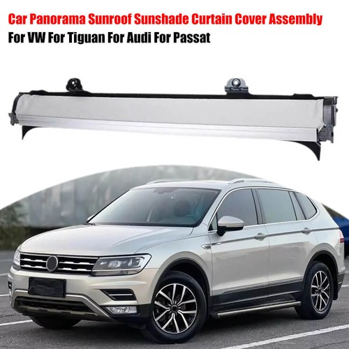 Persiana enrollable gris techo panorámico para VW Tiguan 2008-2017 - Imagen 16 de 18