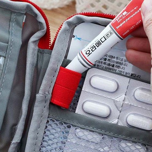 Mini Portable Medicine Storage Bags Organizer Medical Emergency First Aid Medkit - Picture 7 of 14