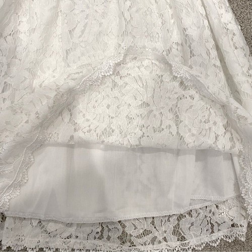 White Lace Dress - Size 10 - Picture 5 of 6
