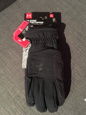Under Armour Mens No Breaks GORE-TEX WINDSTOPPER Gloves