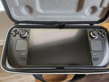 Valve Steam Deck 512GB Handheld Console in box with carrying case and charger