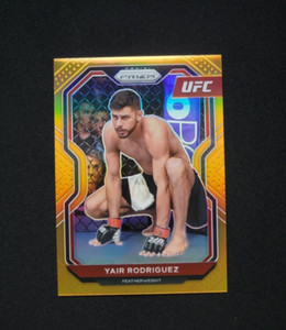 2021 Panini Prizm UFC Yair Rodriguez Orange Prizm Refractor  #98 /99