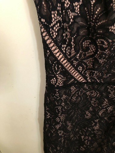 NEXT VESTIDO CEDYCON ENCAJE NEGRO... TOTALMENTE NUEVO..TALLA 14.. FIESTAS/NOCHES... - Imagen 8 de 9