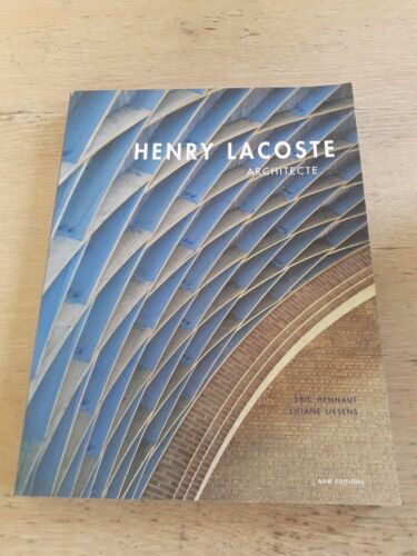 Livre Henry Lacoste Architecte Eric Hennaut Liliane Liesens AAM Editions - Imagen 1 de 9